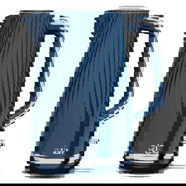 Cello Breakfast Bundle - Textured Kettle + 2 Slice Toaster - Blue