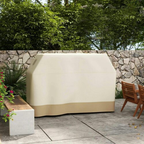 Bobobiy 71W x 188Lcm PU Coated Protective Grill Cover - Beige