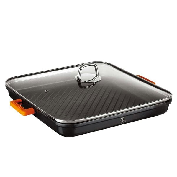 Berlinger Haus 34 cm Grill Pan with Lid - Premium Cookware