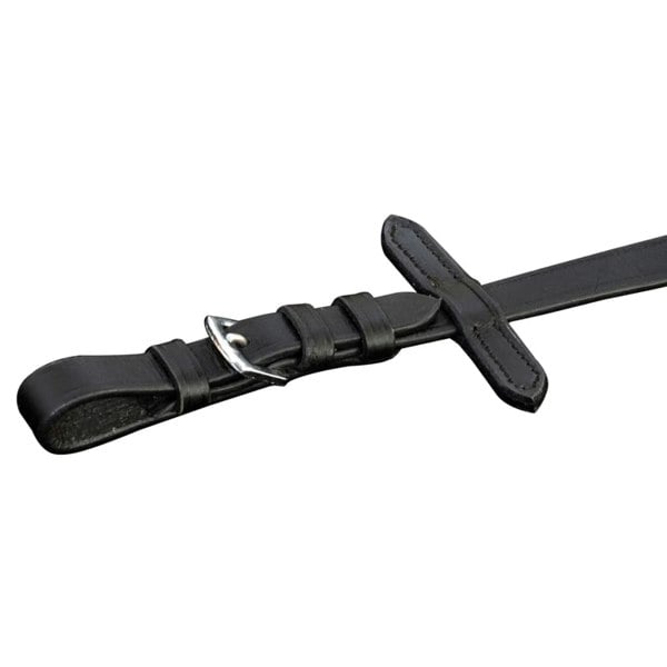Berkfield Leather Flash Bridle with Reins and Bit Black Cob