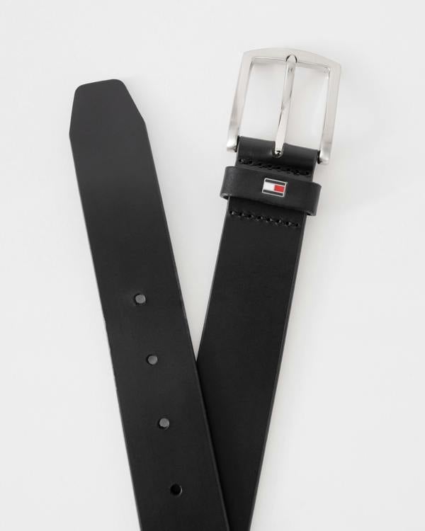 Tommy Hilfiger Denton Mens Belt 3.5cm - Black