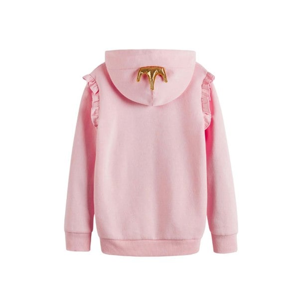 Disney Princess Childrens/Kids Crown 3D Hoodie - Pink