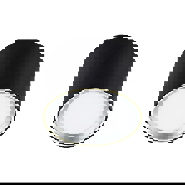 Nordlux Fallon | Surface downlight | Black/Steel