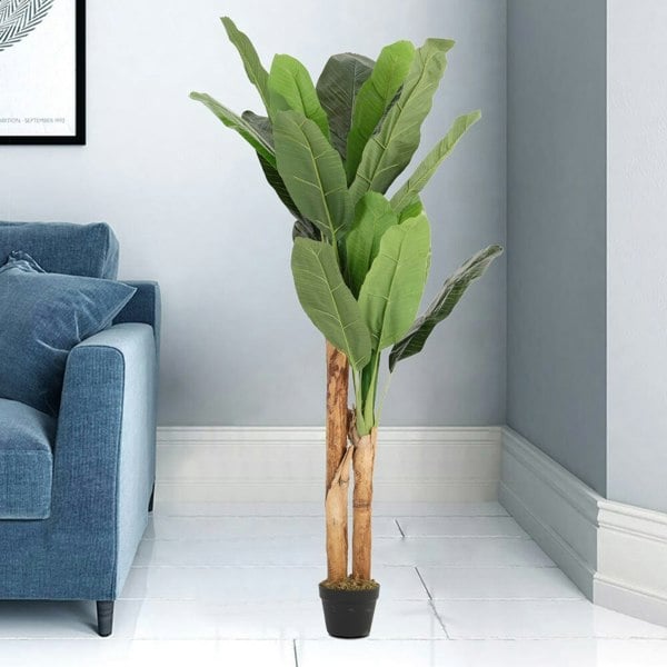 Living and Home Artificial Potted Banana Tree Home Decoration