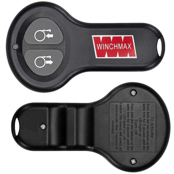 Winchmax 3,000lb (1,361kg) 12V Winch 15m x 5mm Steel Rope, 1/4 Hook, Wireless Remotes
