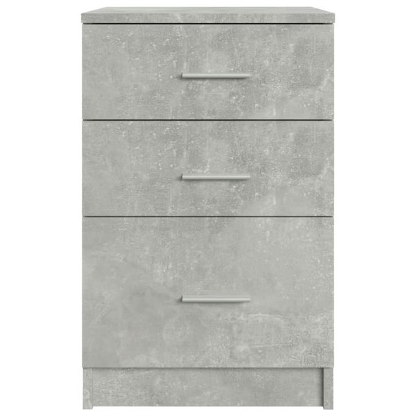 Berkfield Bed Cabinet Concrete Grey 40x40x63 cm Engineered Wood