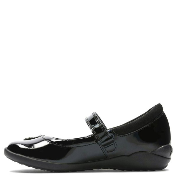 Clarks Vibrant Trail Girls' Patent Leather School Shoes