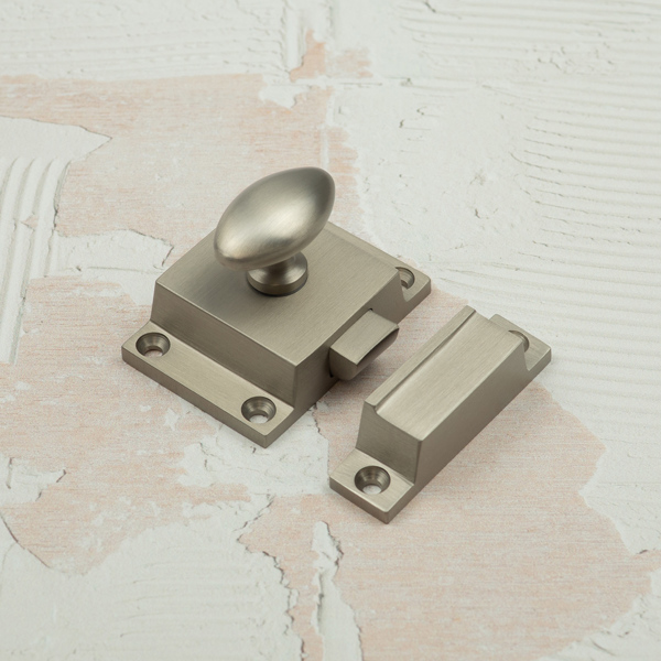 Handle & Home Satin Nickel Cabinet Latch