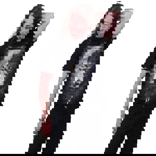 WOLF CHI - T-Shirt Black - Spiral USA