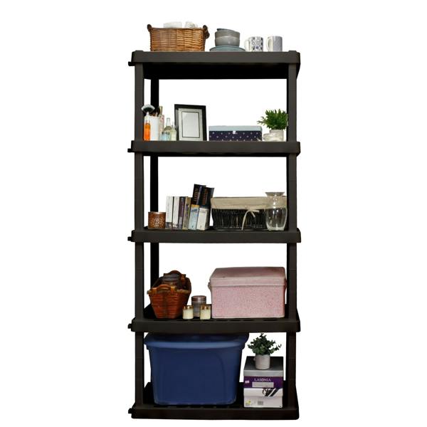 Oskar 5 Tier Shelves Garage Shelving Units Heavy Duty Storage Racking Shelf 45x91x187cm