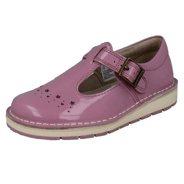 Clarks Girls Clarks T-Bar Shoes Joyful Skip