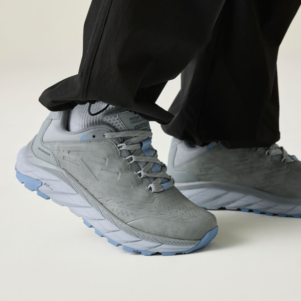 Regatta Womens/Womens Derino Low Walking Shoes - Dark Steel/Dusky Blue