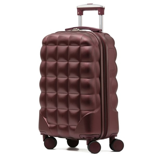 Flight Knight 55x35x20cm Hard Case Bubble Carry On Suitcase - 100+ Airline Approved