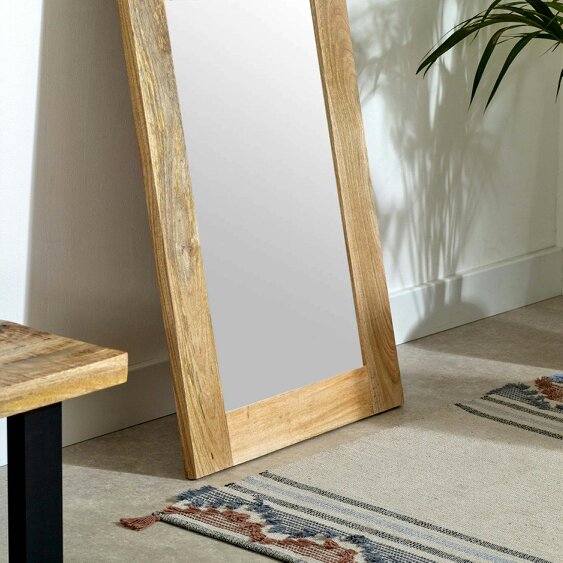 Wyld Haus California Large Solid Mango Wood Framed Mirror