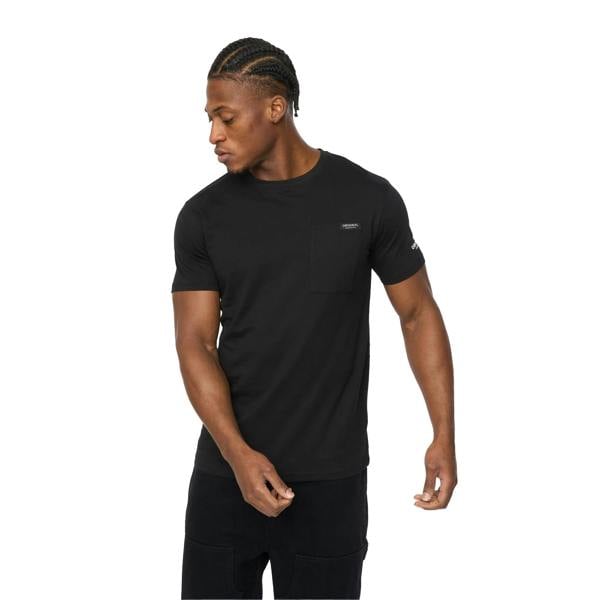 Crosshatch Mens Portville Everyday T-Shirt - Black - 