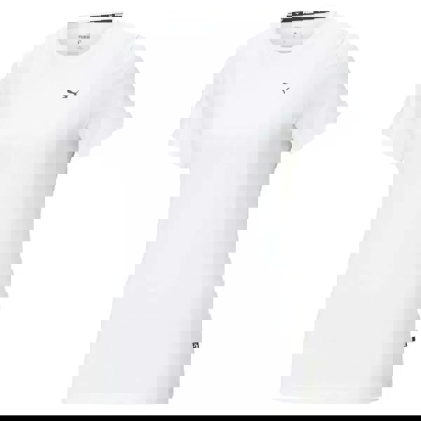 Puma Womens/Ladies Small Logo T-Shirt - White - 