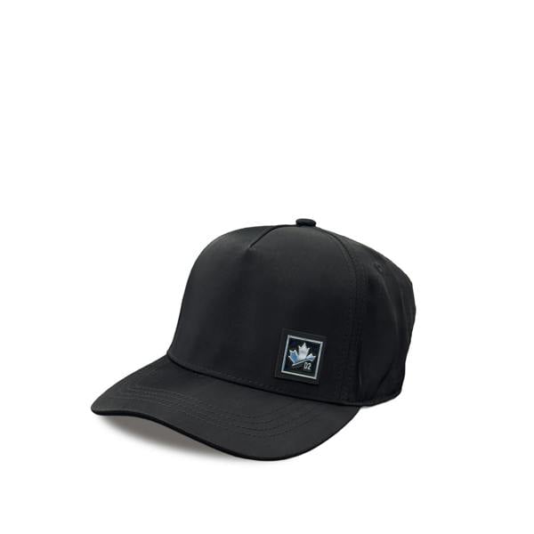 Dsquared Small Silver Plaque Cap   in  Black