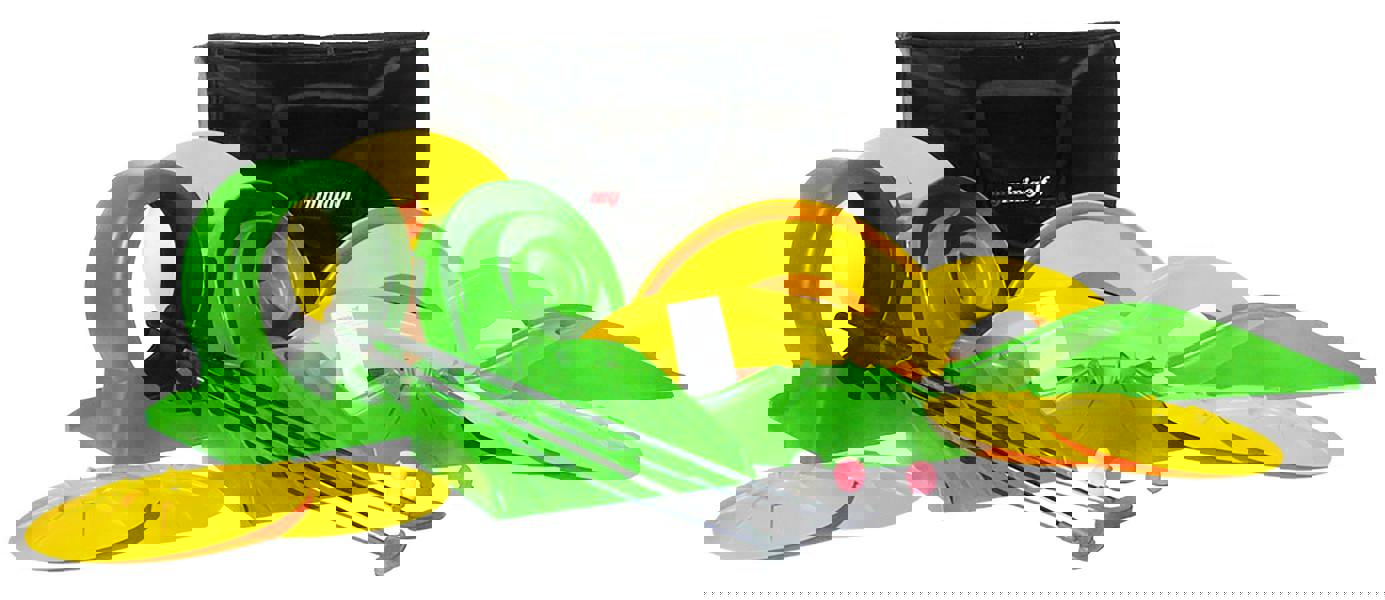 MyMiniGolf My Mini Golf Set Pro - Crazy Golf Obstacle Set With Carry Bag