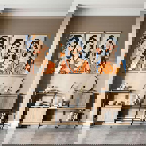 Boho Wall Art Decor | Set of 3 Boho Women Wall art Prints