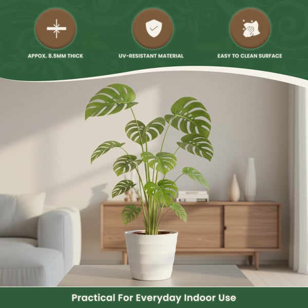 The Garden Marketplace Quality White Rigid Plastic Plant Pot Cover, 28cm Top Inside Diameter, 8.5mm Thick UV Resistant Waterproof Cachepot