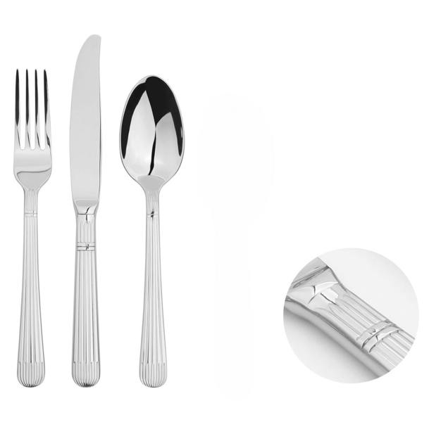 Glim Glam Cutlery Sets Stainless Steel 18/8 Catering Papyrus 12pc Set