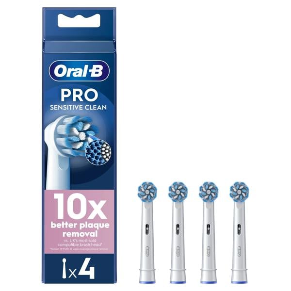 Oral-B Pro Sensitive Clean Toothbrush Heads, 4 Counts