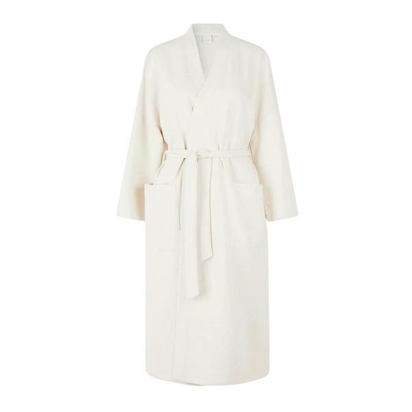 Boss Womens/Ladies Plain Kimono Sleeve Dressing Gown - Crystal Grey - 