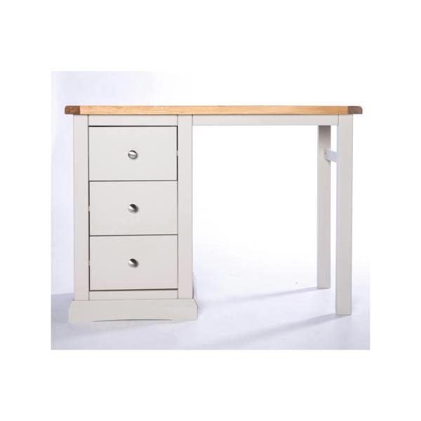 Loreo 3 Drawer Desk - Dressing Table Chrome Knob