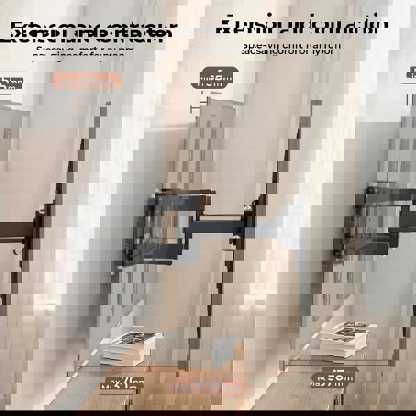 Levede TV Wall Bracket Full Motion Swivel Tilt for 26 32 40 42 46 50 55 65" TV