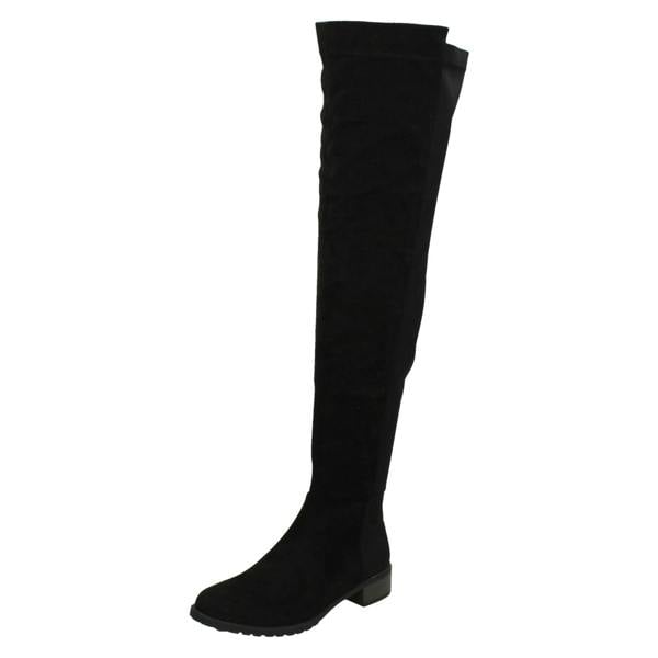 Spot On Ladies Spot On Over The Knee Boots
