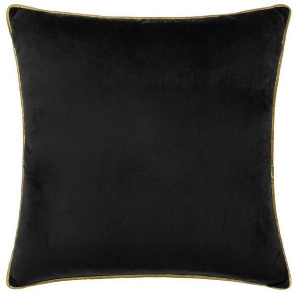 Furn Meridian Velvet Cushion Cover - Black/Gold