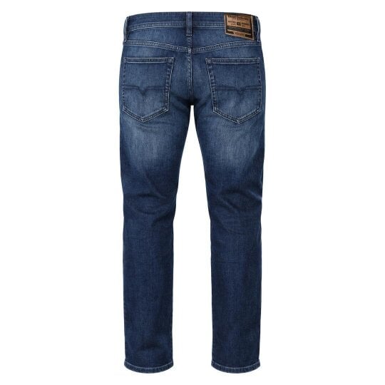 Diesel Buster-X Dark Blue Faded Denim Jeans