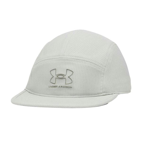 Under Armour Mens Armourvent Logo Running Cap - Titanium Grey - 
