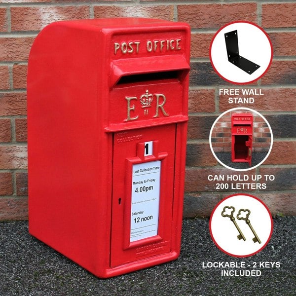 Monstershop Red Royal Mail Post Box