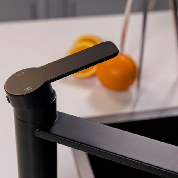 Flode Anka | Single Lever Kitchen Tap | Mono Design | Matt Black
