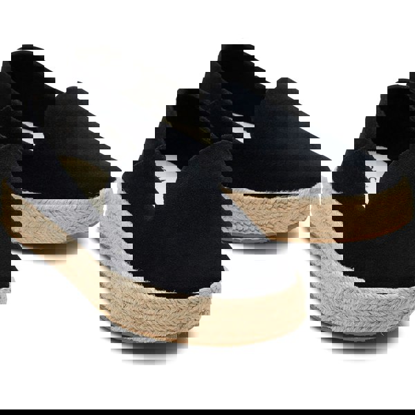 TOMS Carolina 100% Cow Women's Black Espadrilles
