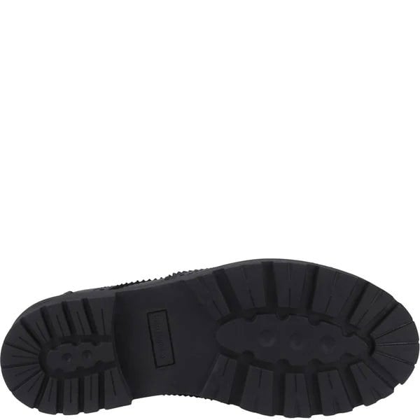 Hush Puppies MAXINE Girls Leather School Shoes Black