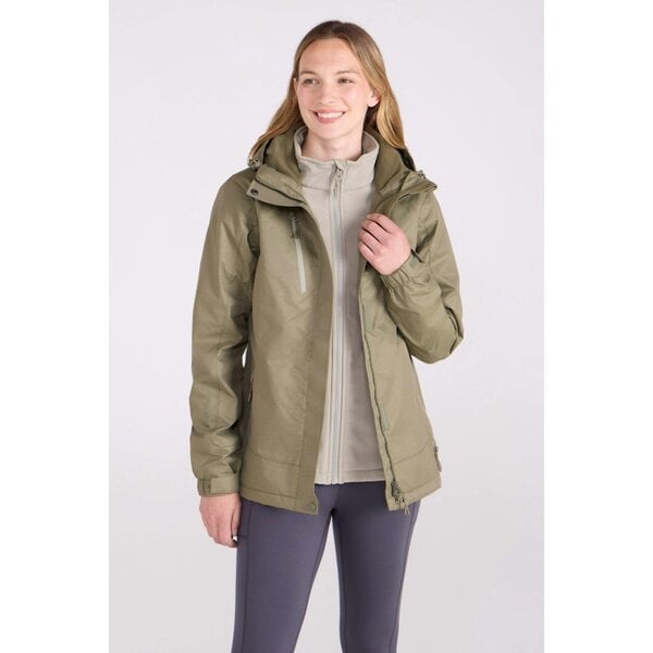 Mountain Warehouse Womens Bracken Melange 3 in 1 Jacket - Green