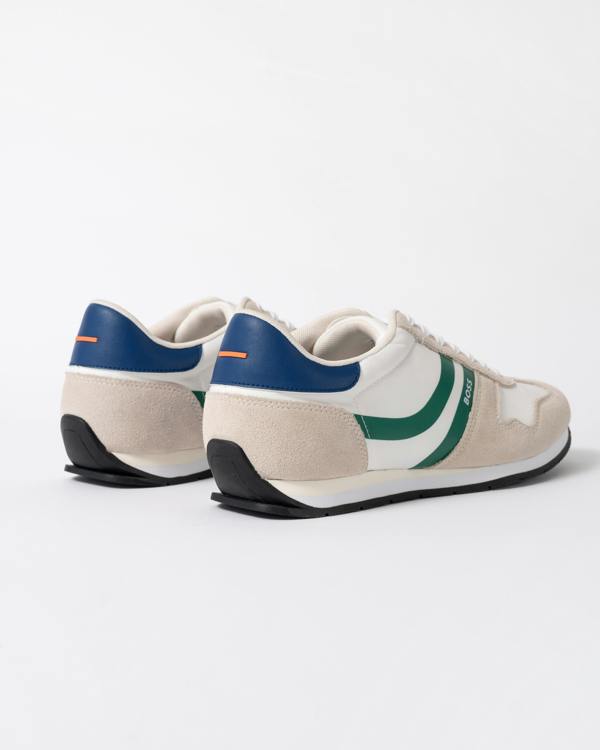 BOSS Orange Levon Runn Nymi Mens Trainers - Open White 123