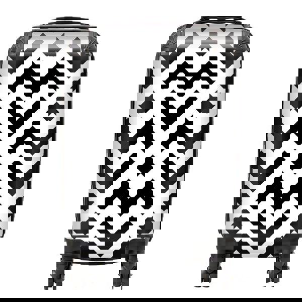 Warren Reed Black And White Abstract Pattern Suitcase