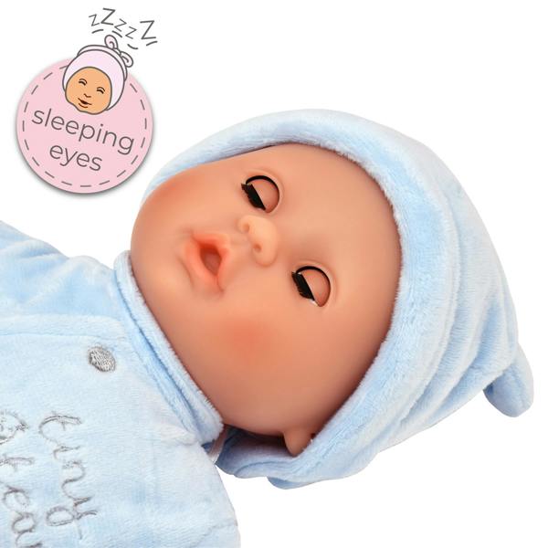 Tiny Tears Baby Soft 15" (38cm) Doll - Blue Outfit