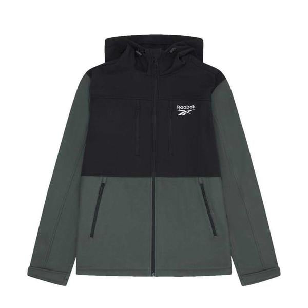 Reebok Mens Soft Shell Jacket - Olive - 