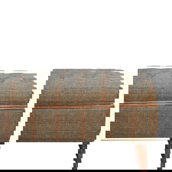 Artisan Furniture Multi Tweed Buffalo Pipe Bench