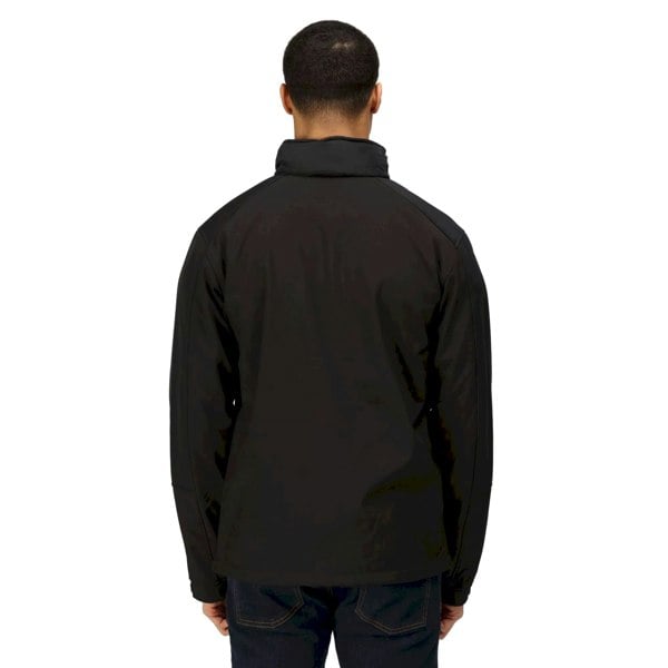 Regatta Mens Hydroforce 3-layer Membrane Waterproof Breathable Softshell Jackets - Black/Black