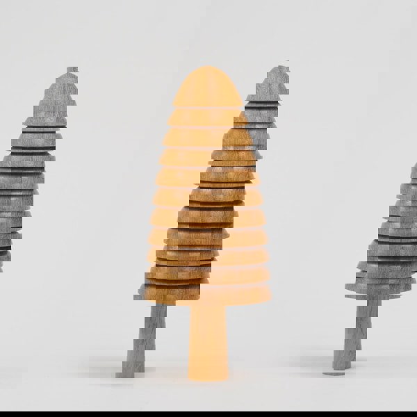 The Arboretum Handmade Wooden Shell Ornament