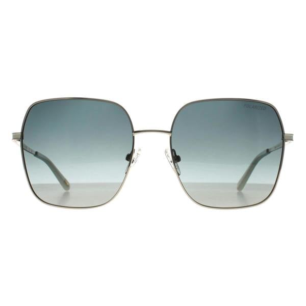 Skechers Sunglasses SE6266 33R Shiny Pale Gold Grey Gradient Polarized