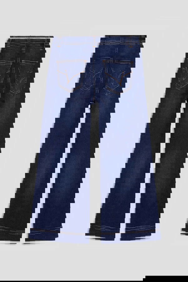 ENORSIA Womens High Waist Denim Culottes