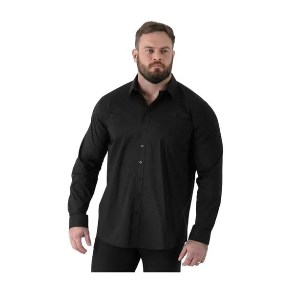 Duke Mens Oliver D555 Stretch Shirt - Black