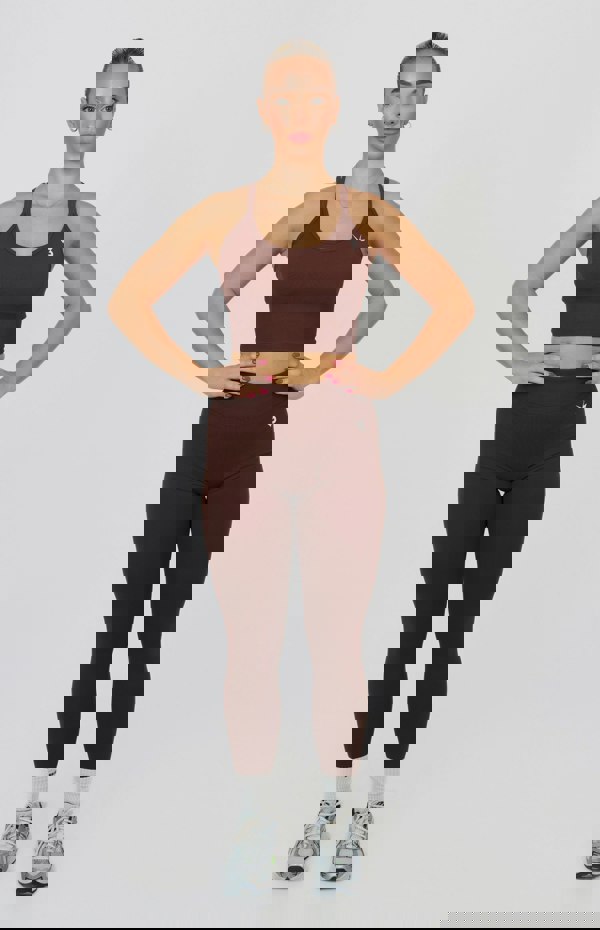 V3 Apparel Form Seamless Scrunch Leggings - Chestnut Brown