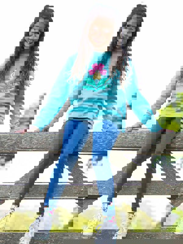 Kite Girls Organic Pansy Sweatshirt